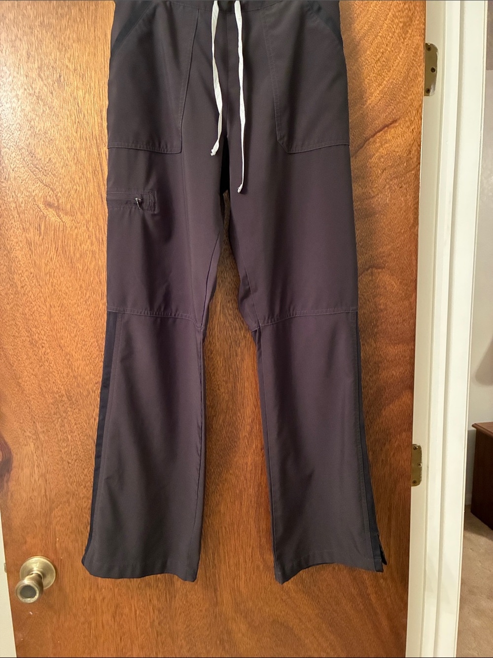 Women black scrub pants